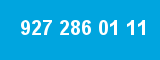 927 286 01 11 927 286 01 11